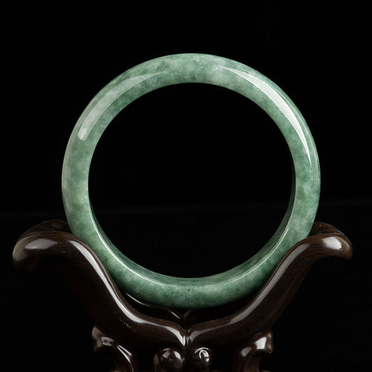Natural Jade Luck Wealth Bangle Bracelet